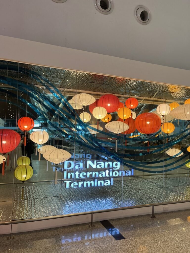 Da Nang International Terminal departure area